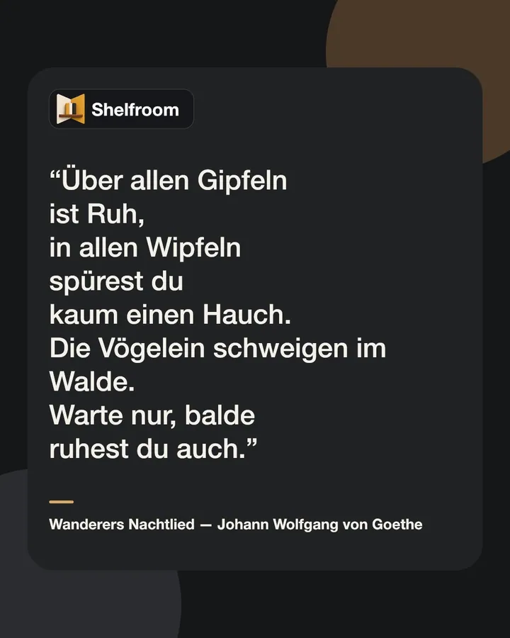 Lieblingsworte zum Teilen — Mach aus Lieblingsstellen schöne Zitatkarten.