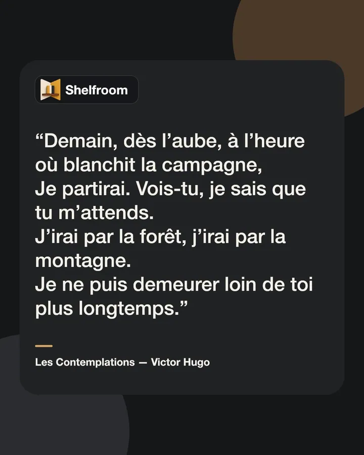 Des mots à partager — Transformez vos passages favoris en jolies cartes.