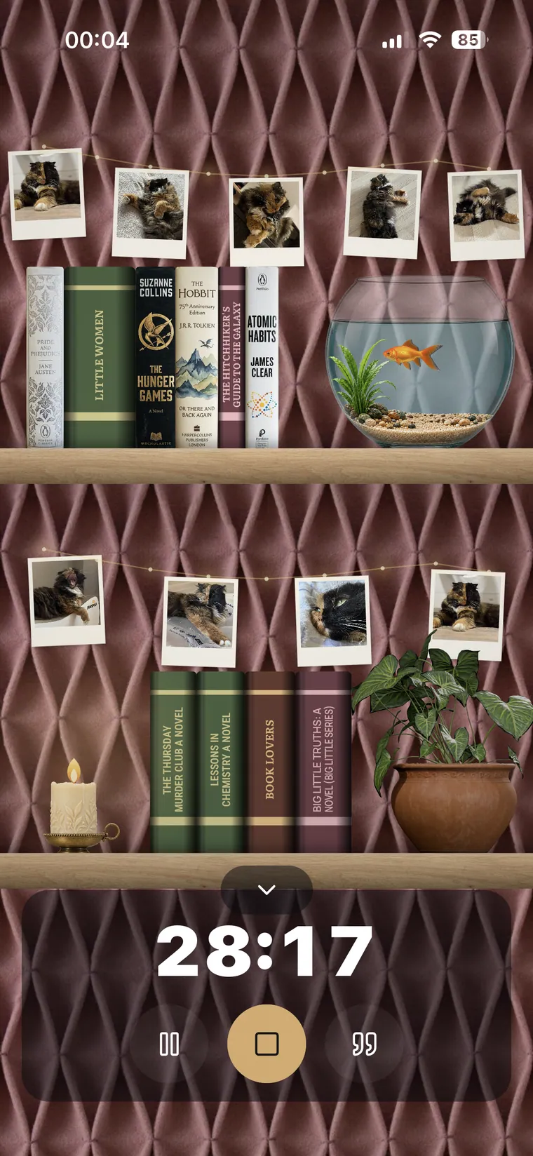 Trova il tempo per leggere — Tieni traccia del tempo e dei tuoi progressi.