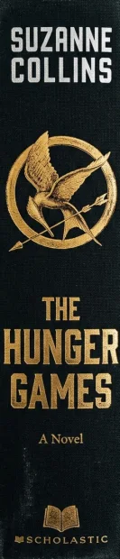 Book spine: The Hunger Games